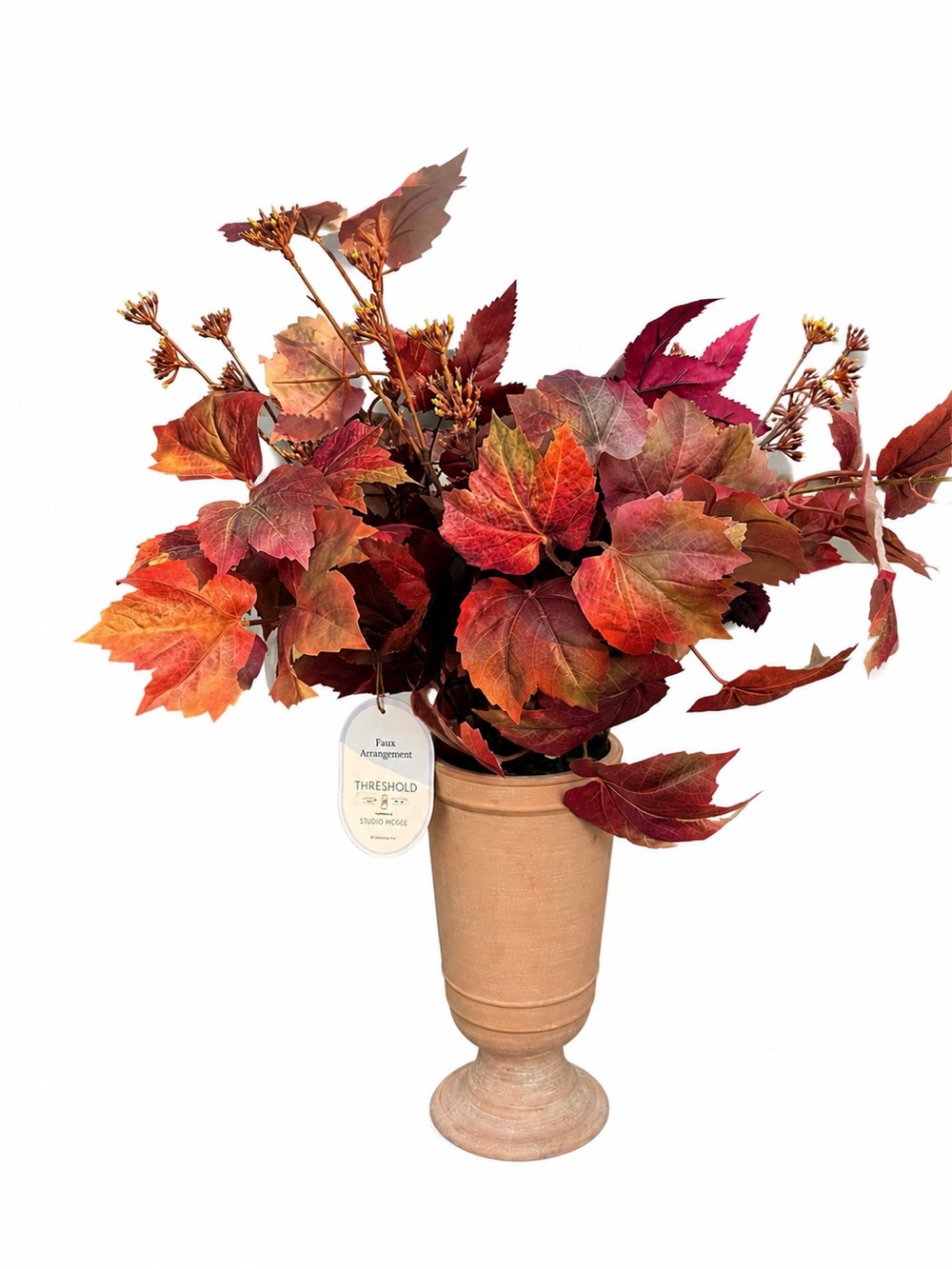 Threshold Studio McGee XL Fall Leaf Faux Arrangement 31”